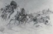 William Herbert Dunton, The Custer Fight